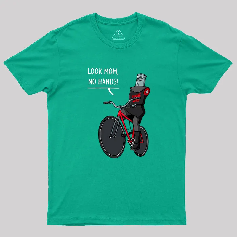 No hands! Geek T-Shirt - Image 8