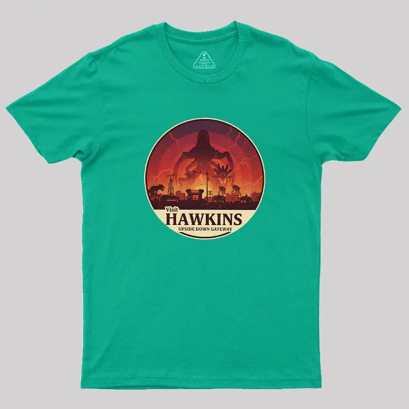 Visit Hawkins Geek T-Shirt - Image 9