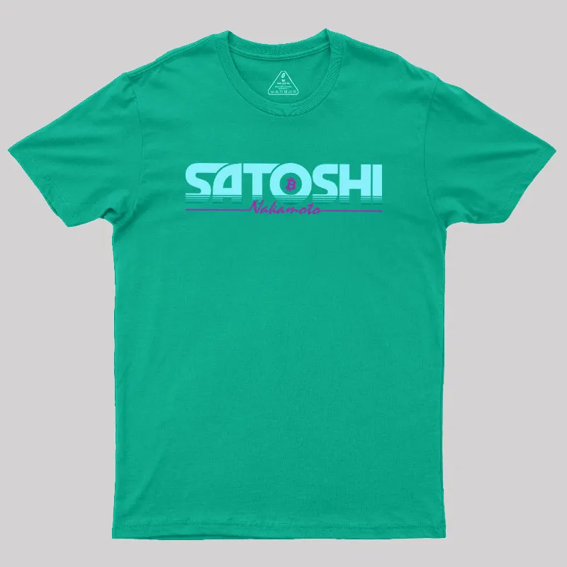 Satoshi Nakamoto Geek T-Shirt - Image 9