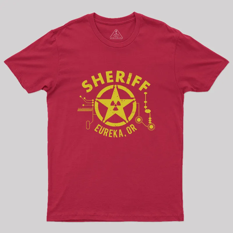 Eureka Sheriff Geek T-Shirt - Image 4