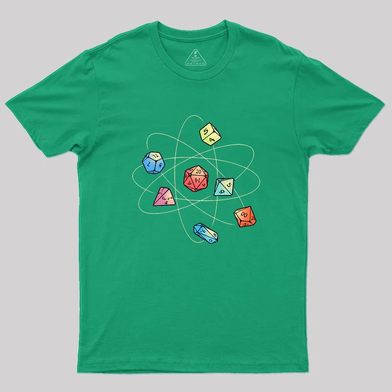 Dice Atom Geek T-Shirt - Image 8