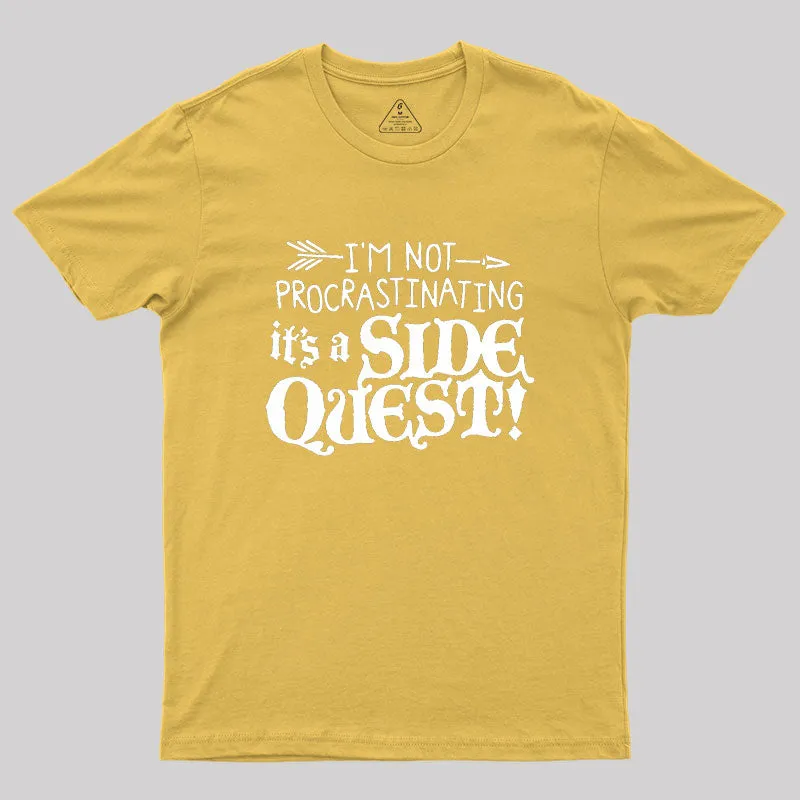 It's A Side Quest Geek T-Shirt - Image 8