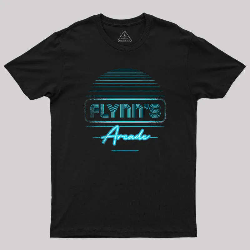 Flynns Arcade Blue Print Geek T-Shirt