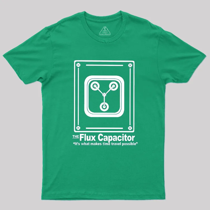 Flux Capacitor Geek T-Shirt - Image 9