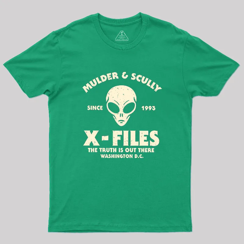 Mulder & Scully Geek T-Shirt - Image 8