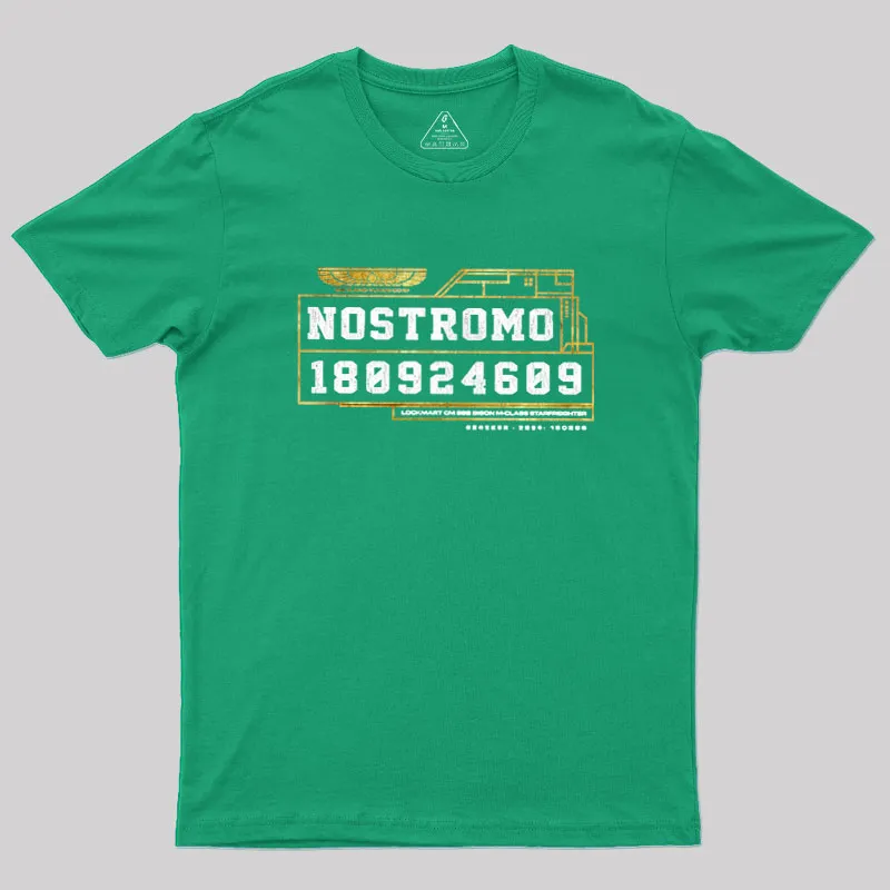 USCSS Nostromo Geek T-Shirt - Image 6