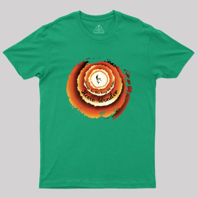 Stevie Wonder Songs In The Key Of Life Geek T-Shirt - Image 9