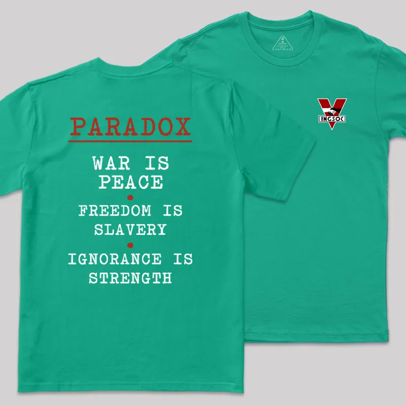 INGSOC Front and Back Printed Geek T-Shirt - Image 8