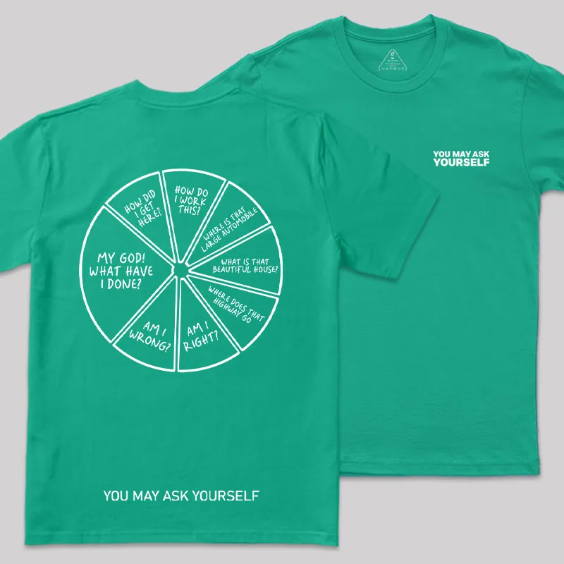 You May Ask Yourself Front and Back Printed Geek T-Shirt - Image 10