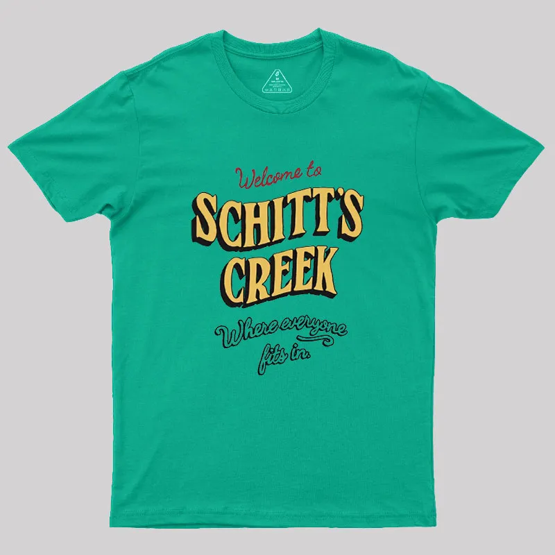 Schitt's Creek Welcome Sign Geek T-Shirt - Image 5