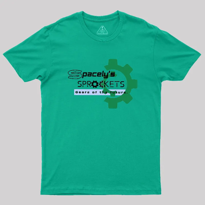 Spacely's Sprockets Futuristic-Retro Geek T-Shirt - Image 6