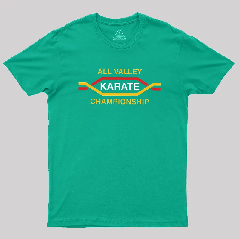 All Valley Karate Championship Geek T-Shirt - Image 5
