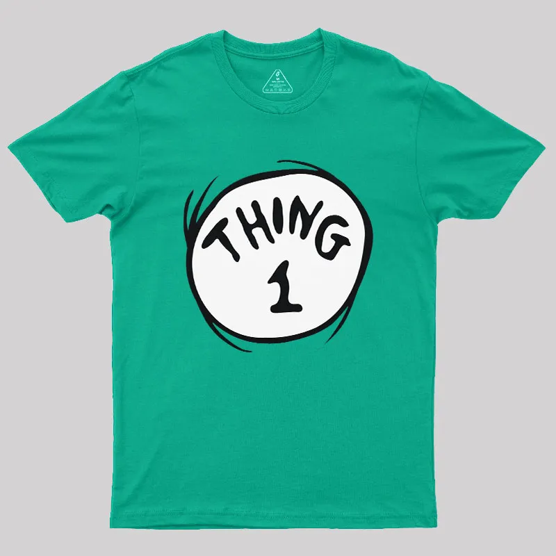 Thing One Cat Geek T-Shirt - Image 8