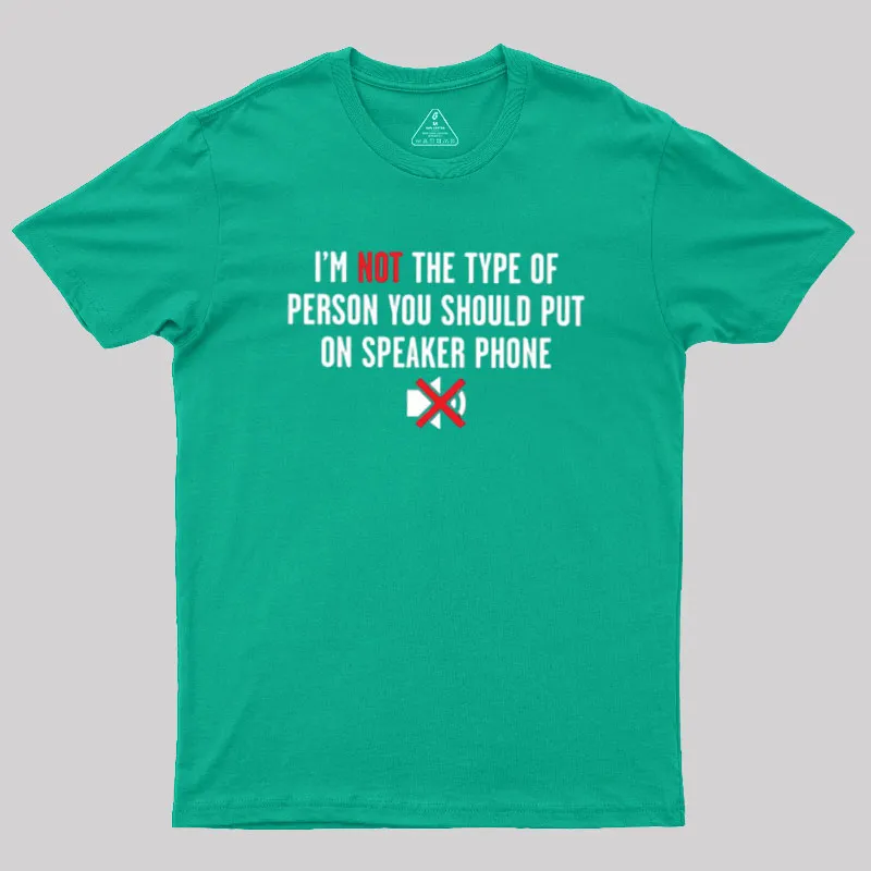 I'm Not The Type Geek T-Shirt - Image 7