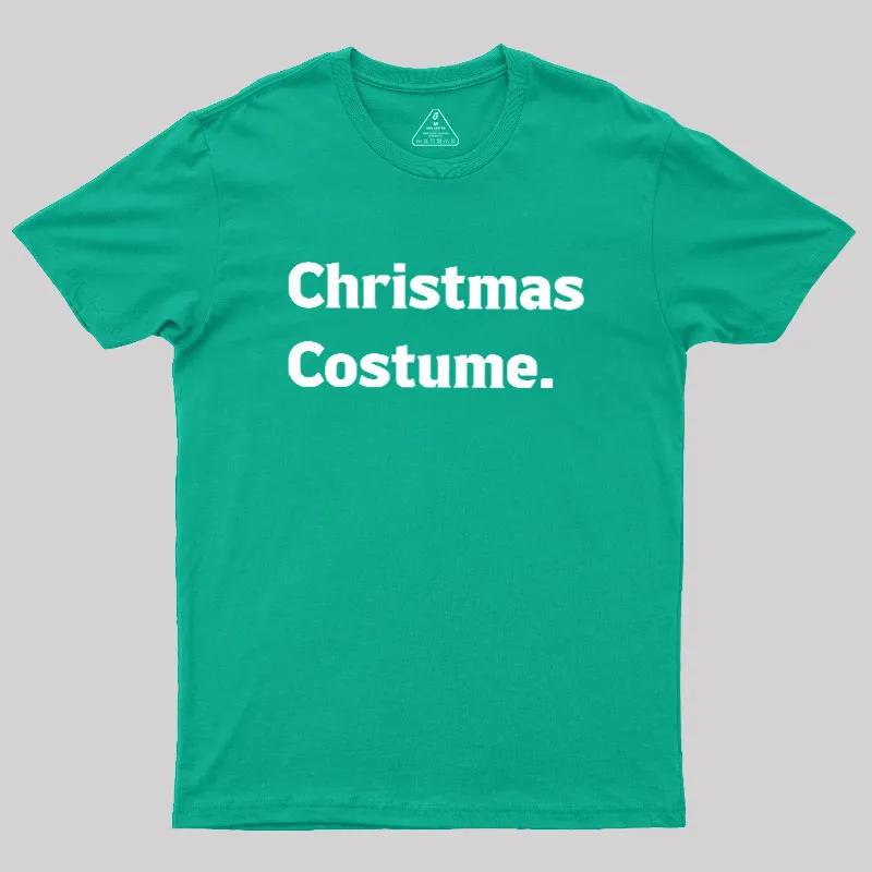 Alternative view of Christmas Costume Geek T-Shirt