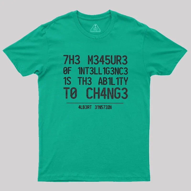 The Measure of Intelligence Geek T-Shirt - Image 10