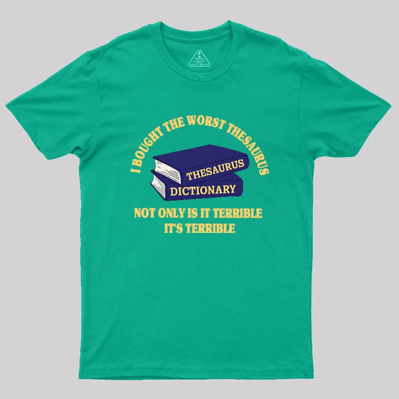The Worst Thesaurus Geek T-Shirt - Image 6