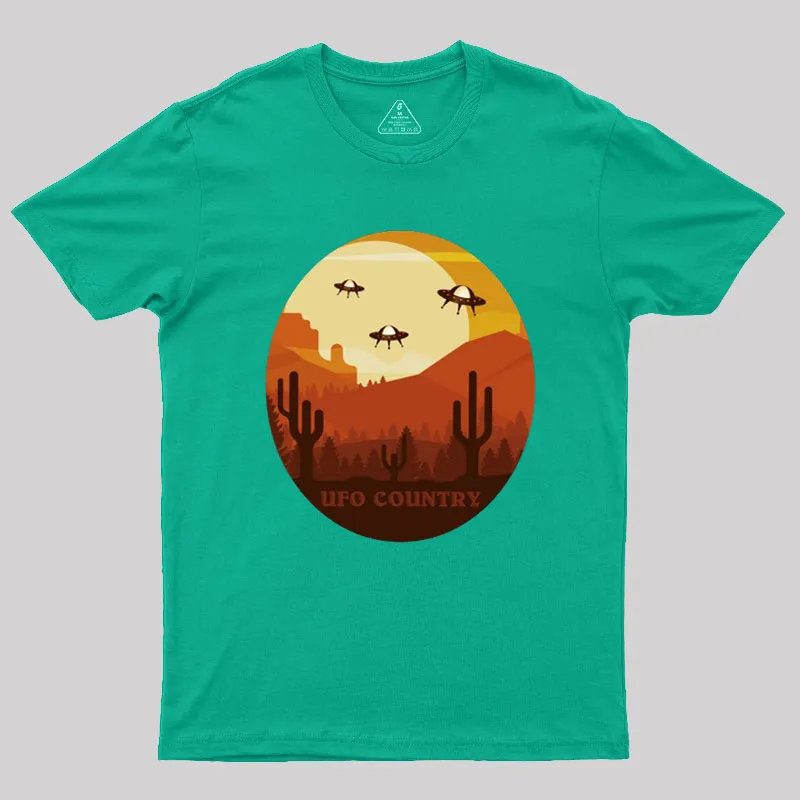 UFO Country Geek T-Shirt - Image 3