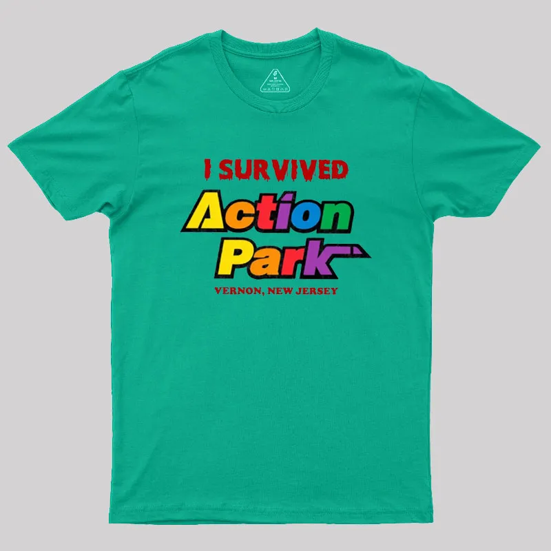 I Survived Action Park Geek T-Shirt - Image 9
