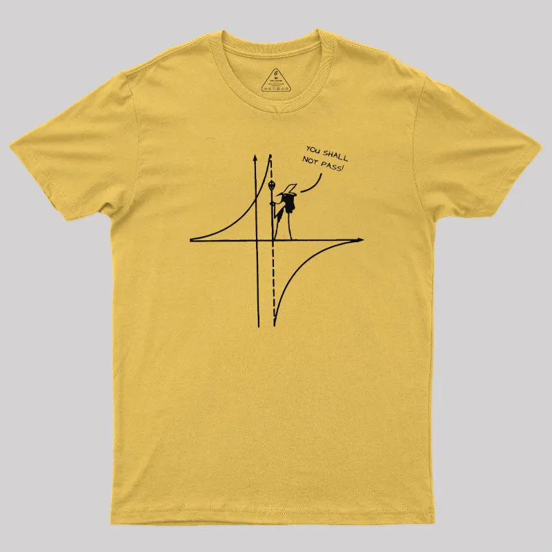 Maths Geek You Shall Not Pass T-Shirt - Image 5