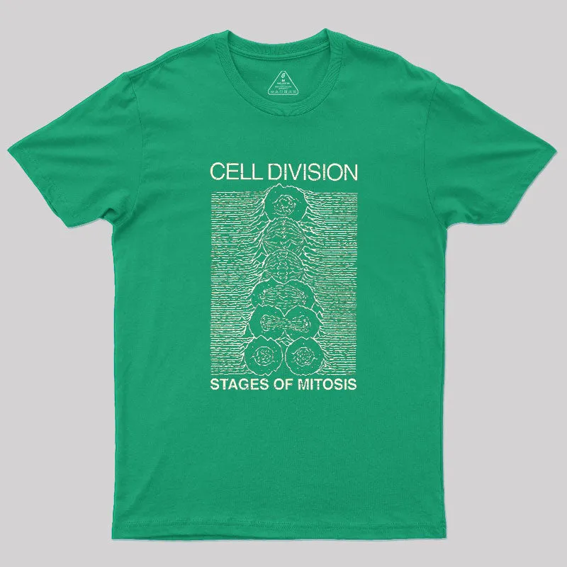 Cell Division- Stages Of Mitosis Geek T-Shirt - Image 6