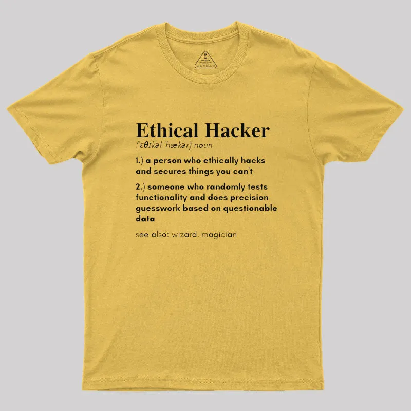 Definition of an Ethical Hacker T-Shirt - Image 5