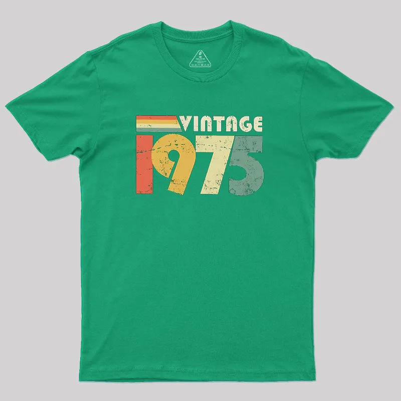 Vintage 1975 Geek T-Shirt - Image 7