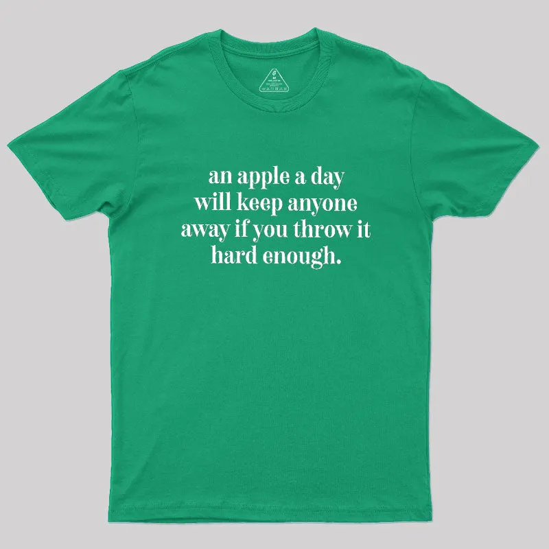 An Apple A Day Geek T-Shirt - Image 9