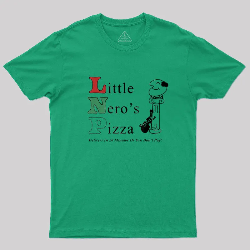 Little Nero's Pizza Home Alone T-Shirt - Image 3