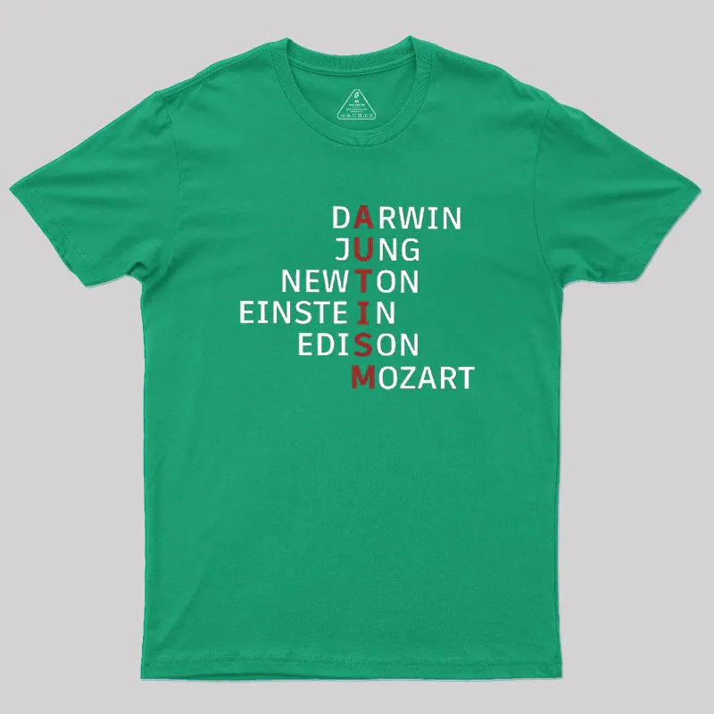 Autism And Genius: Different Ways Of Thinking Geek T-Shirt - Image 5