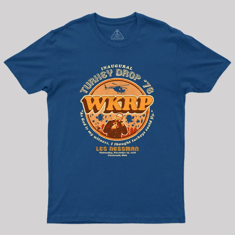 Alternative view of WKRP Turkey Drop '78 Worn T-Shirt