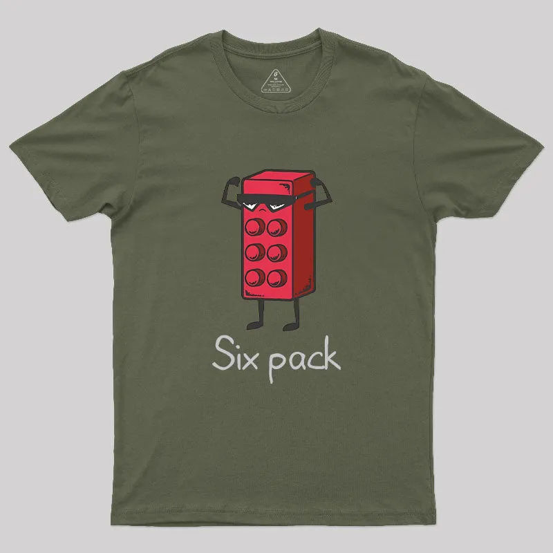Six Pack Geek T-Shirt - Image 3