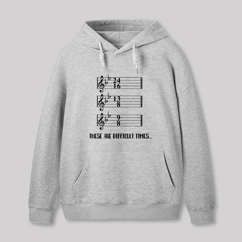 These Are Difficult Times Humour Geek Hoodie - Image 4