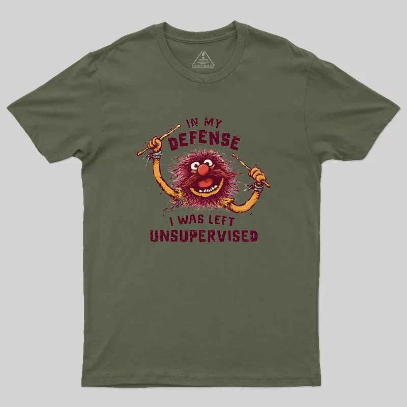 I Was Left Unsupervised Geek T-Shirt - Image 6
