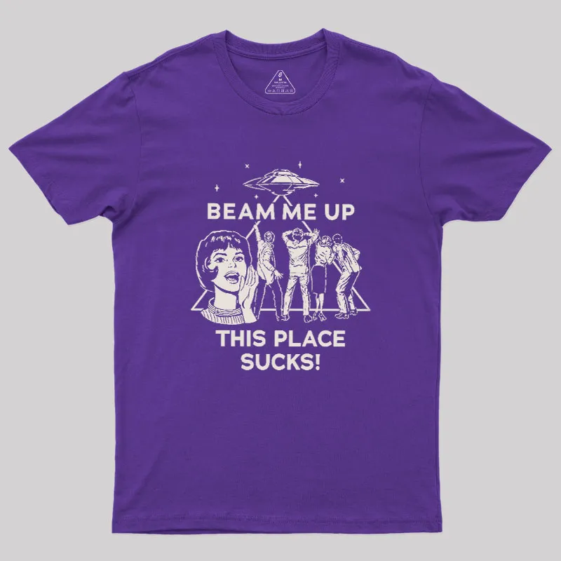 Beam Me Up Geek T-Shirt - Image 5