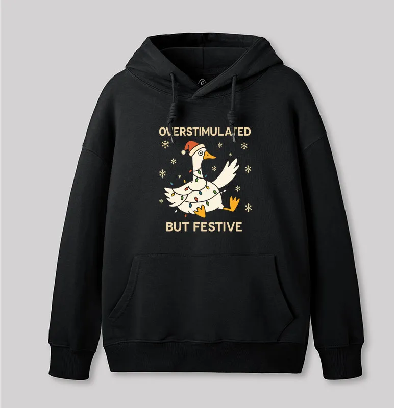 OVERSTIMULATED Geek Hoodie