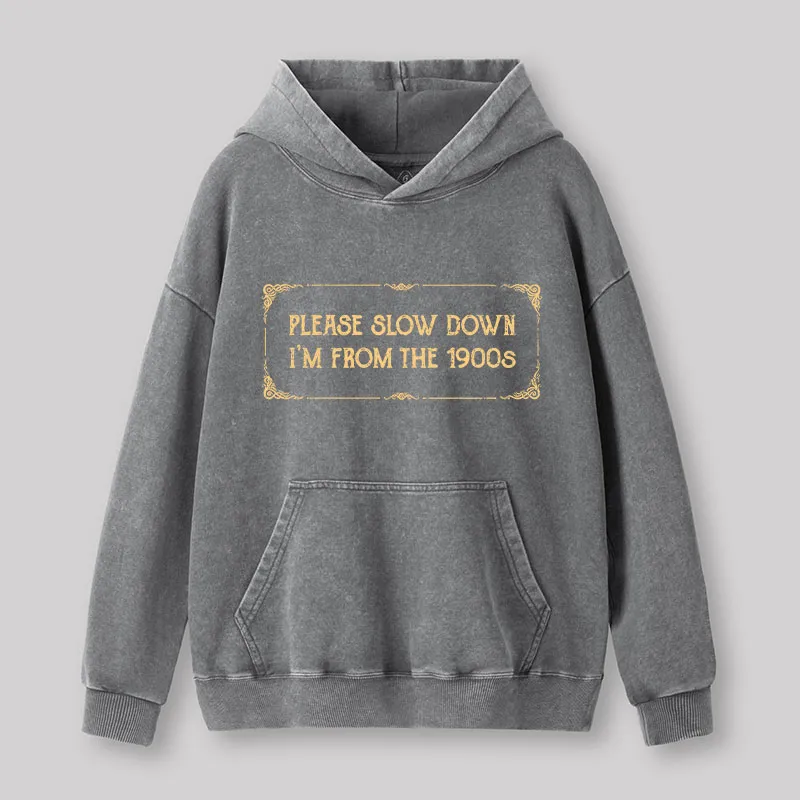 From the 1900s Washed Hoodie - Image 2