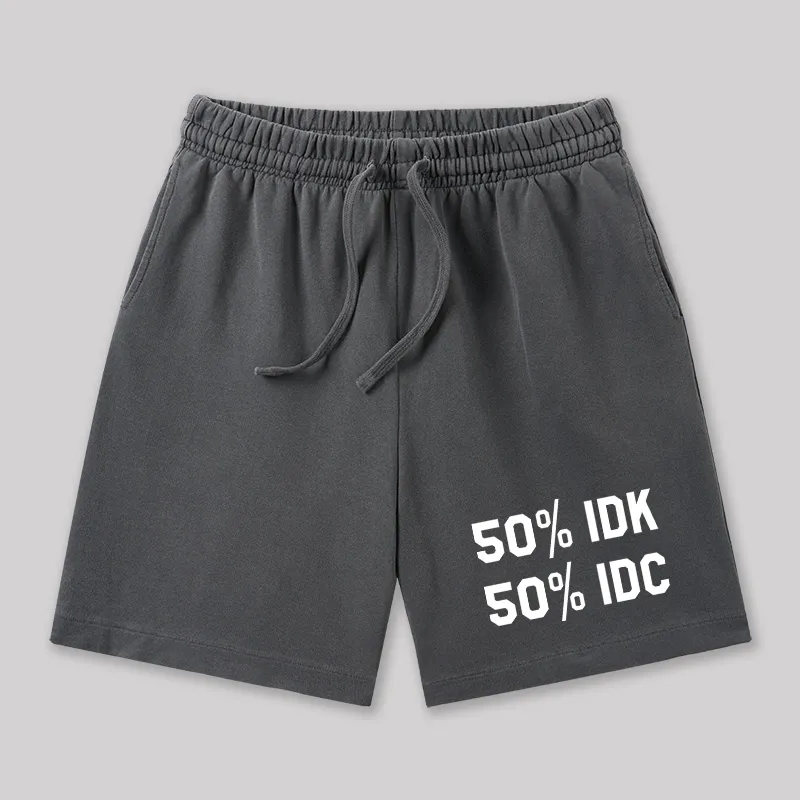 50%IDC Geeky Washed Shorts - Image 2