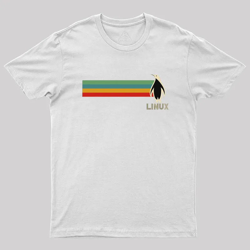 Linux Penguin Classic Geek T-Shirt - Image 11
