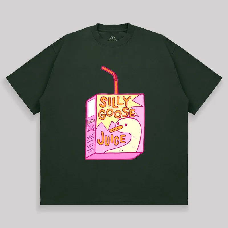 Silly Goose Juice Unisex Oversized T-shirt - Image 3
