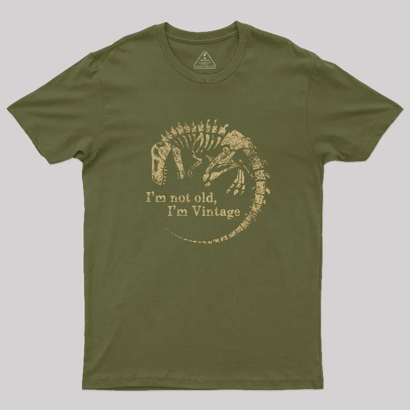 I'm Not Old, I'm Vintage Geek T-Shirt - Image 3