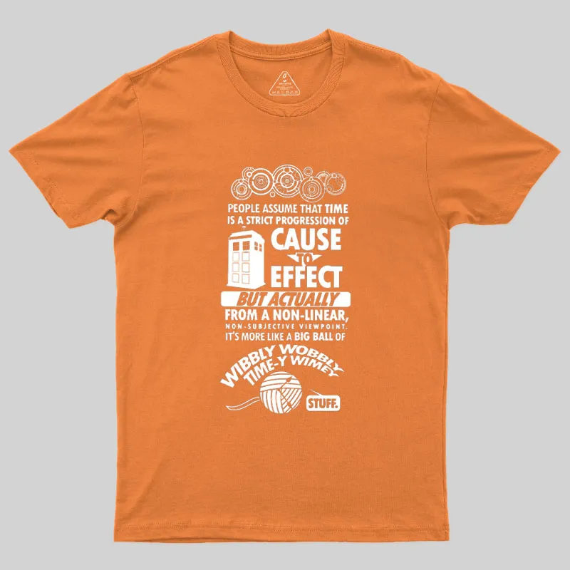 Timey Wimey Geek T-Shirt - Image 5