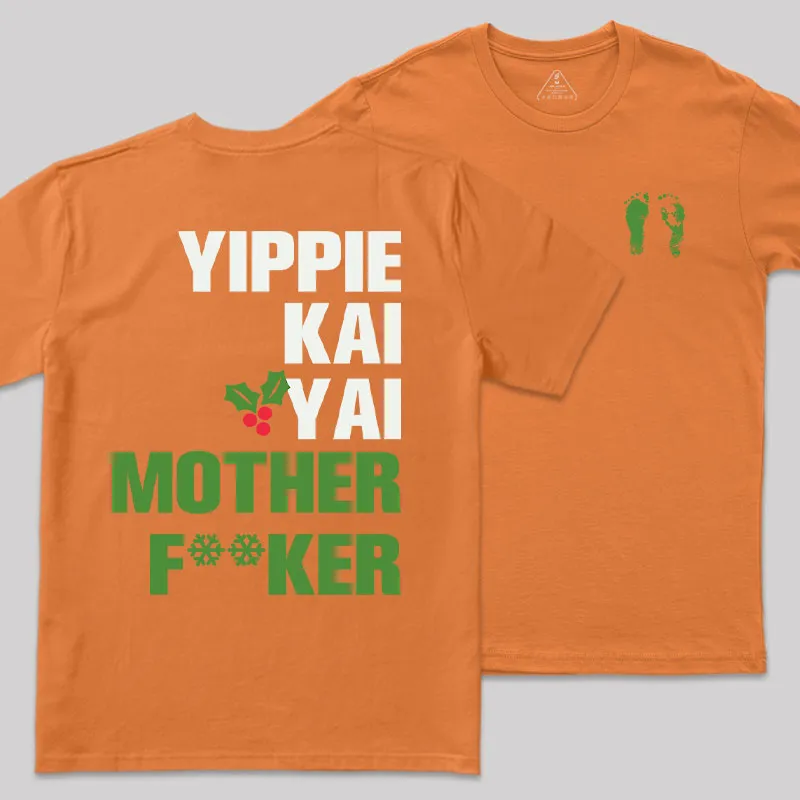 Yippie Kai-Yay Front and Back Printed Geek T-Shirt - Image 8