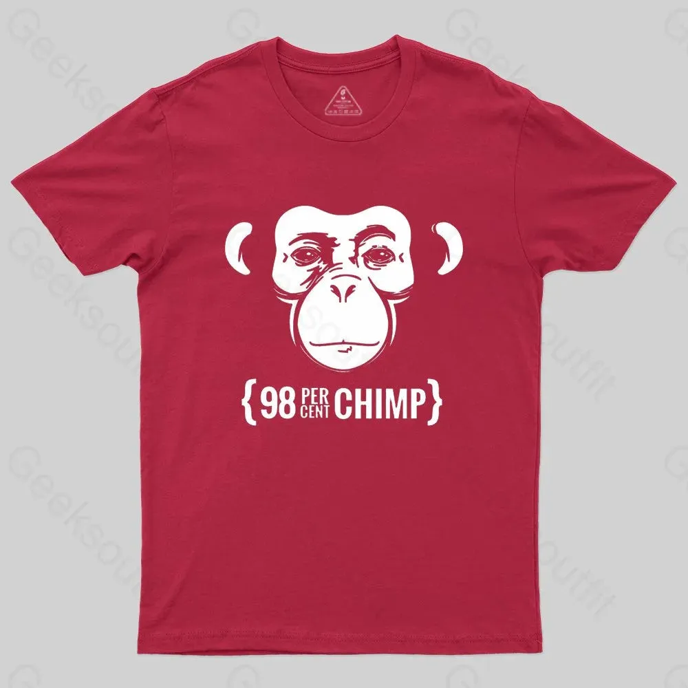 98 Percent Chimp T-Shirt - Image 6