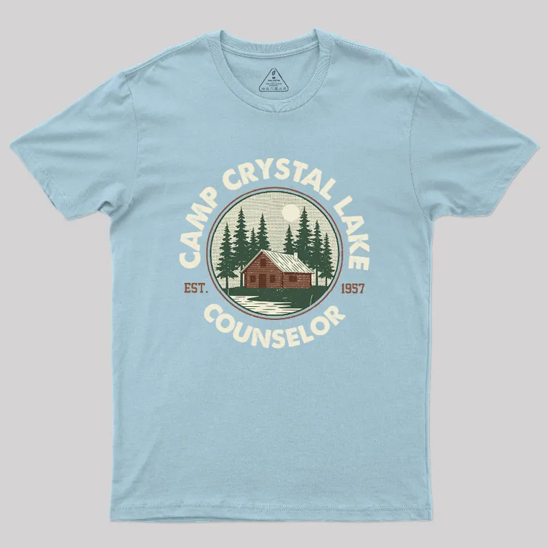 Camp Crystal Lake Geek T-Shirt - Image 10