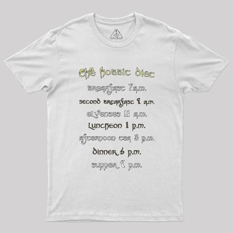 The Hobbit Diet Geek T-Shirt - Image 8