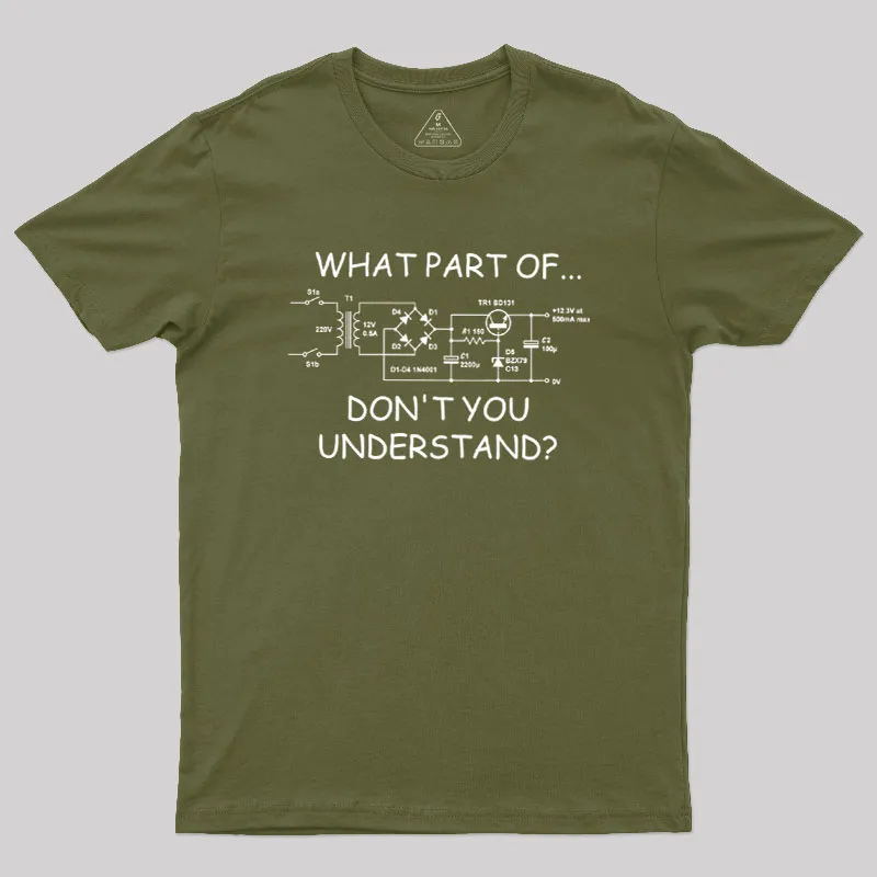 What Part Dont You Understand Geek T-Shirt - Image 3