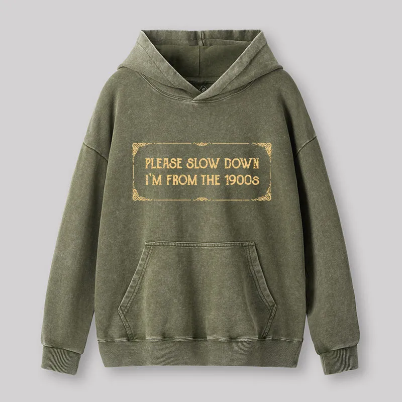From the 1900s Washed Hoodie