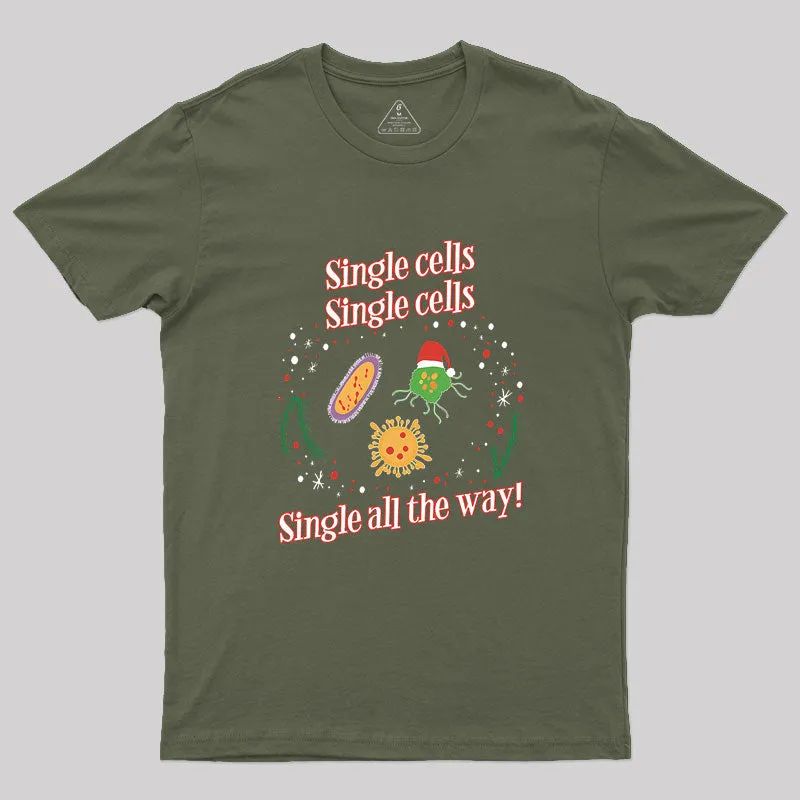 Funny Christmas Biology Geek T-Shirt - Image 3