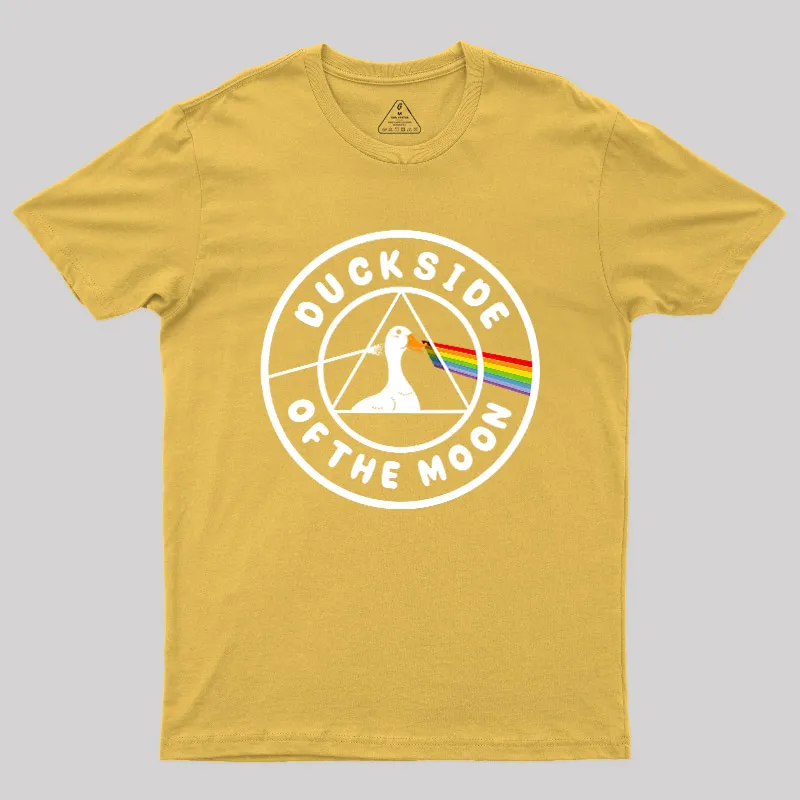 Duckside Of The Moon Geek T-Shirt - Image 7